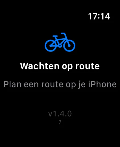 Apple Watch waiting for the iPhone before a ride